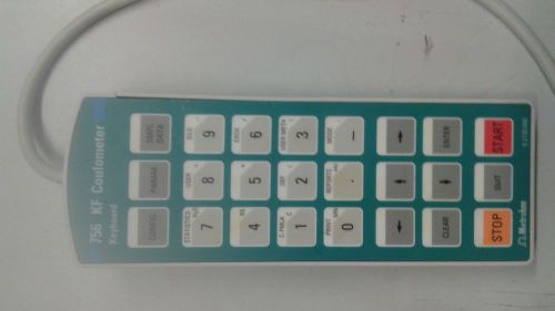 Metrohm 756 KF Coulometer Keyboard