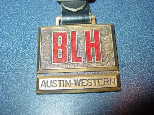 Vintage BLH Austin-Western Pocket Watch Fob heavy equipment