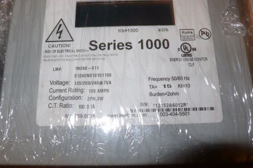 Leviton 1N240-1 Meter Series 1000, 100 amps