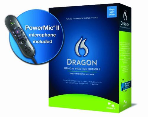 Dragon Medical Practice Edition, No. 2 with Powermic II