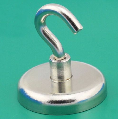 1pcs d48 holding force 81kg neodymium permanent hanger magnets hook #a40g for sale