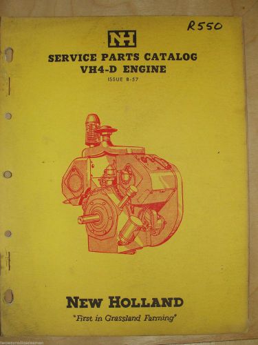 New Holland Wisconsin VH4D Parts Manual Book Catalog