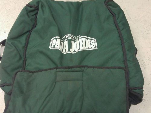 Papa Johns Pizza delivery insulated hot pizza bag fair condition FREE shipping