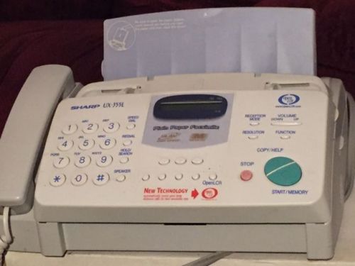 Sharp UX-355L phone/fax machine - Great condition with 2 extra fax ribbons