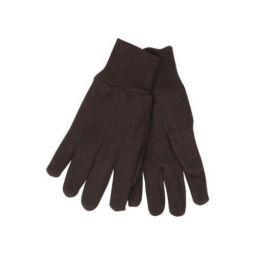 CJ100 - One Dozen Brown Jersey Gloves - Work Gloves