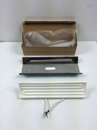 Crown mor-infrared ft curved ceramic heater full trough w/ mount 480v 1000w new for sale