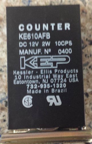 Kessler Ellis KE610 AFB 6 Digit Mechanical Counter DC 12V 2W 10CPS - KE610AFB