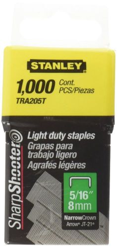 Stanley tra205t 1000 units 5/16-inch light duty staples (4 pack) for sale