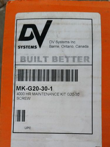 Dv systems 4000 hour maintenance kit mk-g20-30-1 for sale