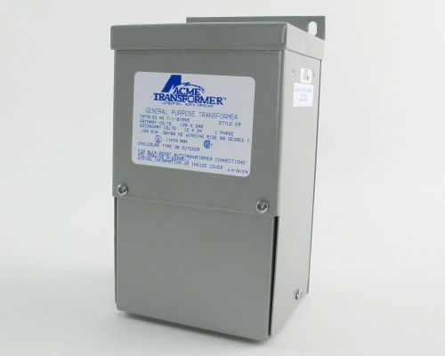 Acme transformer-general purpose transformer input=120/240 output 12/24 .150 kva for sale