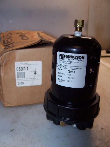 New hankison 3/8&#034; port snap trap automatic condensate drain 0507-1 for sale