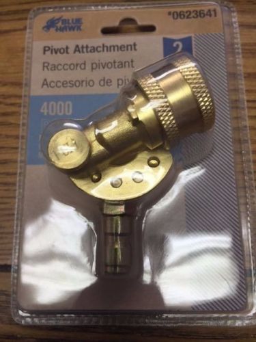 Blue Hawk Pressure Washer Brass Pivot Attachment, 4000 PSI, NEW!