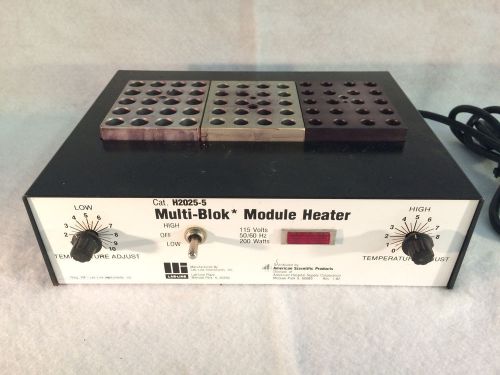 Lab-Line H2025-5 Multi-Block Heater with 3 Blocks - 40x11mm &amp; 20x13mm