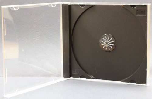 Americopy 50 Standard CD Jewel Case - Assembled - Black