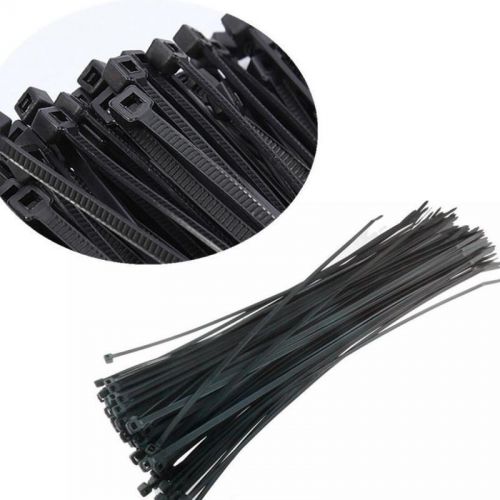 100pcs Black 3x100mm Network Nylon Plastic Cable Wire Zip Tie Cord Strap