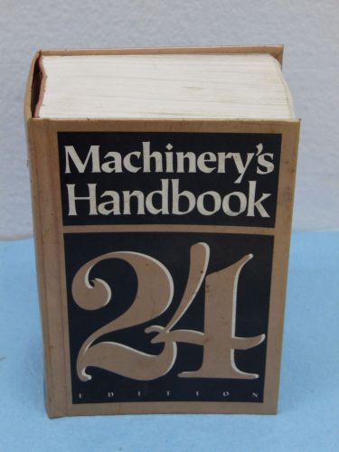 Machinery&#039;s Handbook, 24th Edition, tool box mechanical engineer eric oberg