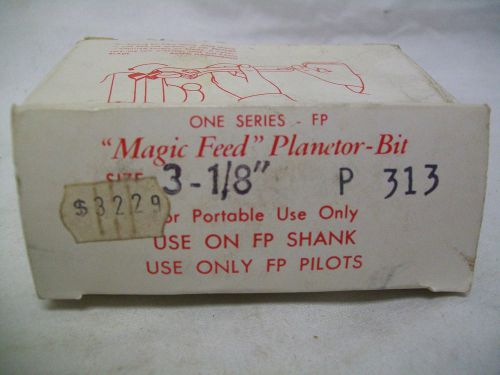 3-1/8&#034; Magic Feed Planetor-Bit For Use On FP Shank and FP Pilots w/ 4 Skip Chips