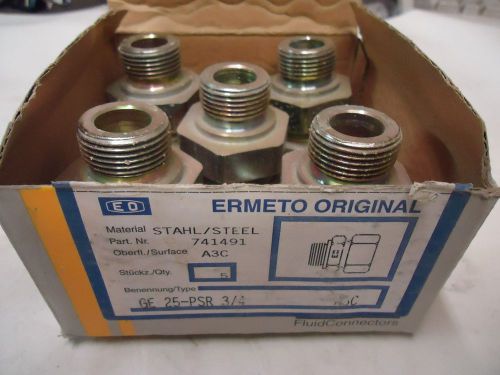 Parker ermeto ge 25-psr 3/4 741491 (selling individually) for sale
