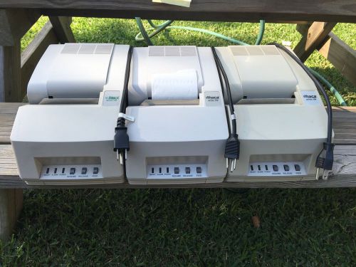 Lot of 3 Ithaca Receipt Printers Series 150. W/ Cords