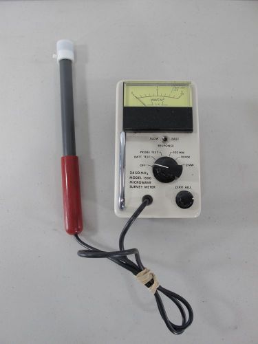 Holaday industries model 1500 2450 mhz microwave survey meter detector for sale