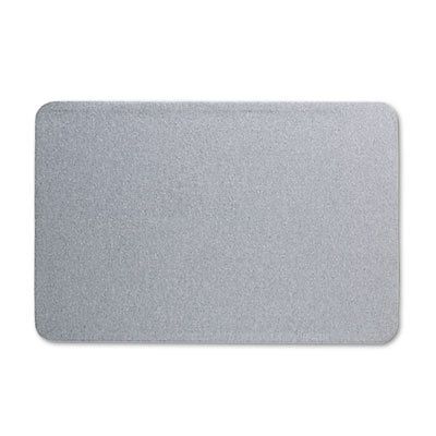Oval Office Fabric Bulletin Board, 36 x 24, Gray, Sold as 1 Each