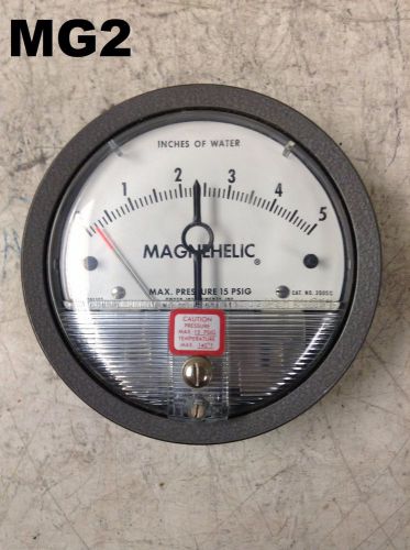 Dwyer Magnehelic 2005C Differential Pressure Gauge 0-50&#034;