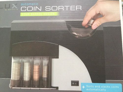 Lux automatic bank coin sorter counter machine money change sorting box for sale