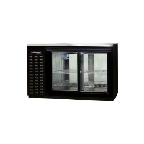 Continental Refrigerator BBUC50S-SGD-PT Back Bar Cabinet, Refrigerated