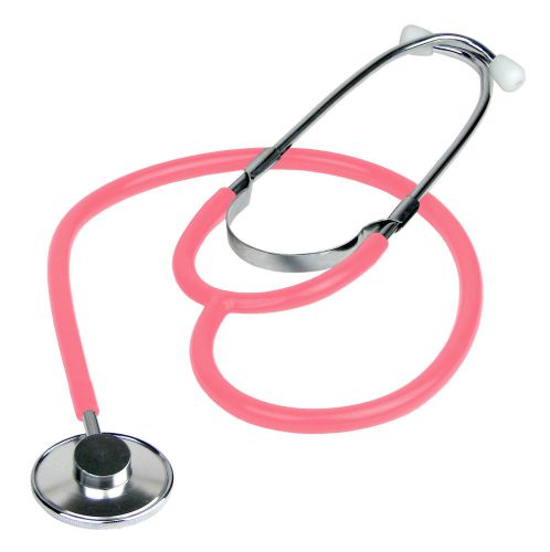 New High Quality Nurses Single Head Stethoscope First Aid Training- Pink