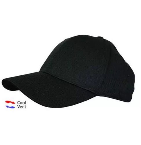 SM913 Cool Vent Black Baseball Protective Cap