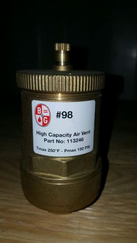 Bell &amp; Gossett #98 High Capacity Air Vent #113246