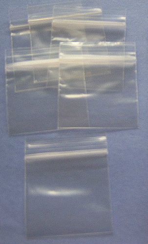 50 Ct 2x2 .002 MIL Plastic Zip Lock Reclosable Plastic Bags Seeds Beads Jewelry