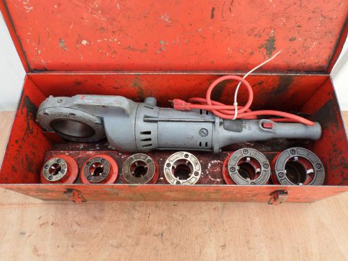 RIDGID 700 Pipe Threader w/1/2, 3/4, 1, 1-1/4, 1-1/2 &amp; 2 Diehead  Loc: U