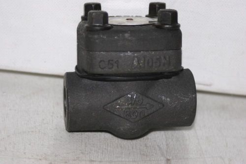 3/8&#034; 800# steel socket weld ball check valve crane b3673xuw for sale