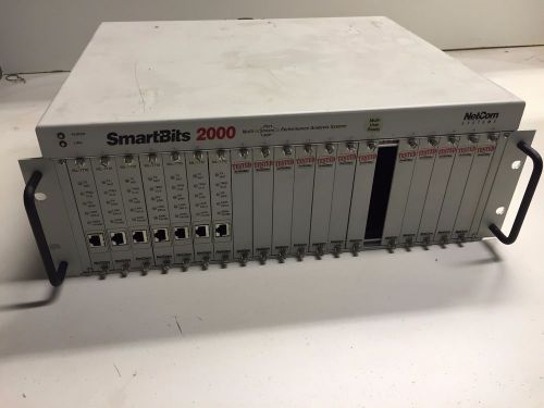 Netcom Smartbits 2000 SMB-2000 Analysis Tester System w/ cards (7) ML-7710