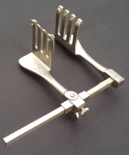 FREE SHIPPING! Tiemann Rib Spreader Stainless medical retractor surgical surgery
