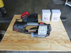 Signode BXT2 Battery Operated Plastic Polyester Strapping Machine 3/8&#034; - 5/8&#034;