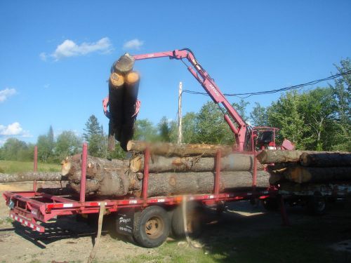 Metavic wheeler 1400 self loading gooseneck log trailer for sale