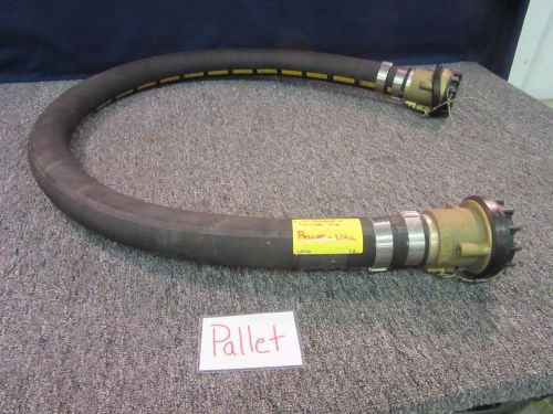 6&#039; eaton durodyne hydraulic fuel oil hose brass fitting military spm7m411m0027 for sale