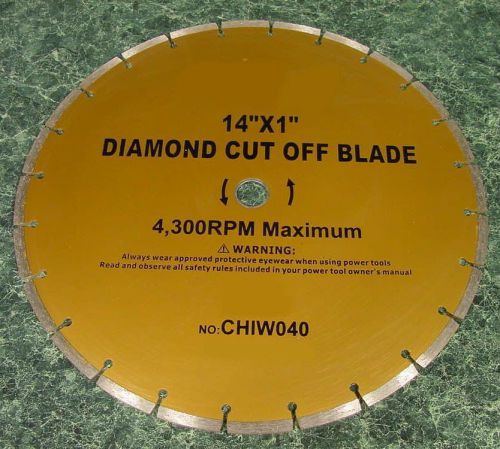 14&#034; DIAMOND CUT OFF SAW BLADE tool new concrete stone