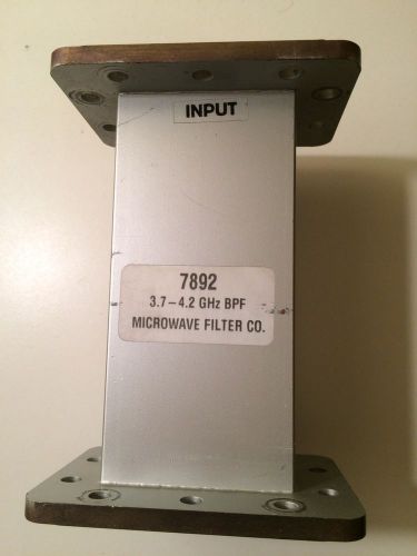 Microwave filter mfc series 7892d c-band bandpass filter 3.7 - 4.2 ghz for sale