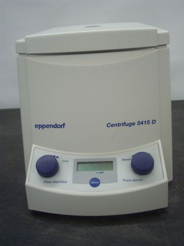 EPPENDORF CENTRIFUGE 5415D MICRO CENTRIFUGE WITH F45-24-11 ROTOR &amp; LID