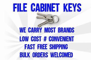 Office furniture keys cut to code for sale