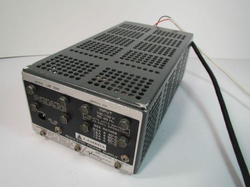 LAMBDA Regulated Power Supply LM 228, Input 105-132V, Output 22-32 VDC Tested