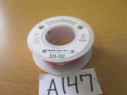 Consolidated Stranded 26 AWG Hook-Up Wire 25 ft. Red UL Rate