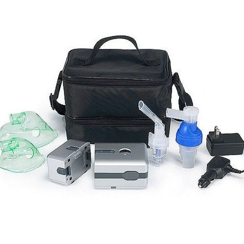 NEW DeVilbiss Traveler Battery Operated Portable Compact Travel Nebulizer System