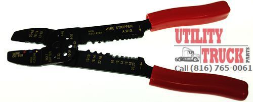 WIRE HARNESS CRIMPING CUTTING TOOL WIRING CRIMPER OPEN BARRELl 10 - 22 AWG