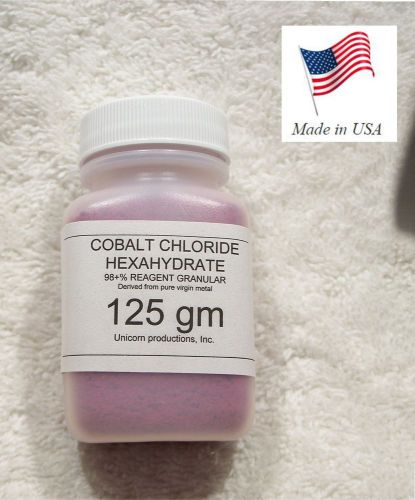 Cobalt(II) Chloride-Hexahydrate Granular - 125grams- 98+% reagent