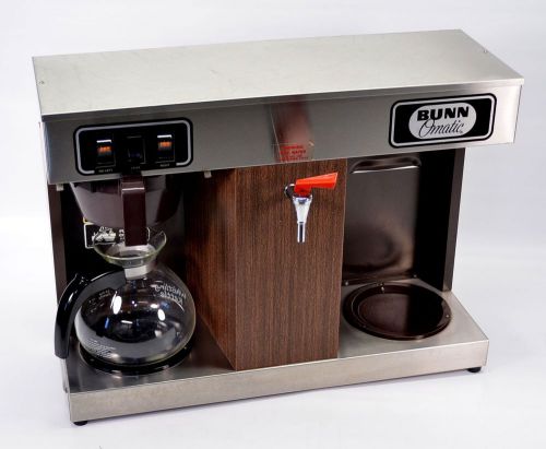 Bunn coffee brewer vlpf commercial pourover automatic 2 warmers + hot water tap for sale