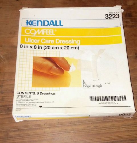 Kendall Comfeel ulcer care dressing lot of 5 3223 8x8 in NOS